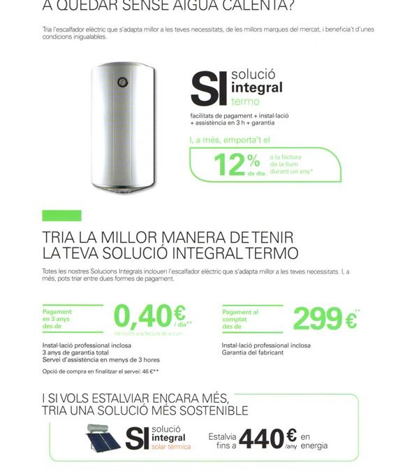 Prepárate para el invierno con calentadores estancos y atmosféricos